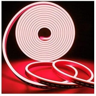 Charkee Neon Rope Light Silicon DC Light in a mesmerizing shade of red (Neon Red)