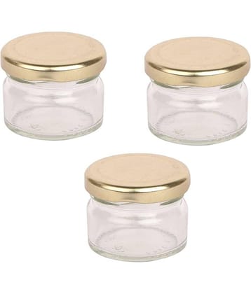 Somil - Storage Container Glass Transparent Utility Container ( Set of 3 )