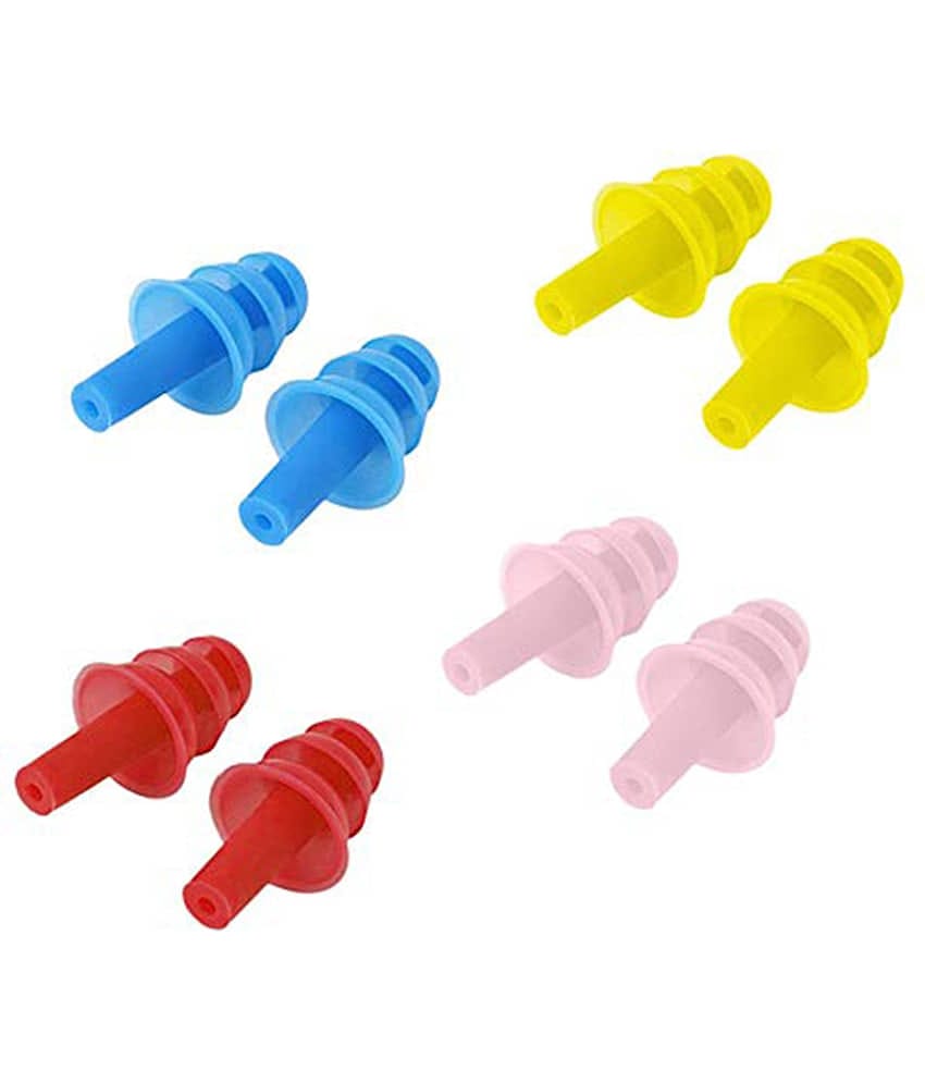 5 Pairs Earplugs for Sleeping Noise Cancelling, Reusable Ear Plugs– Super Soft, Silicone Ear Plug, for Sleeping , Swimming, Snoring, Concerts, Work, Noisy Places