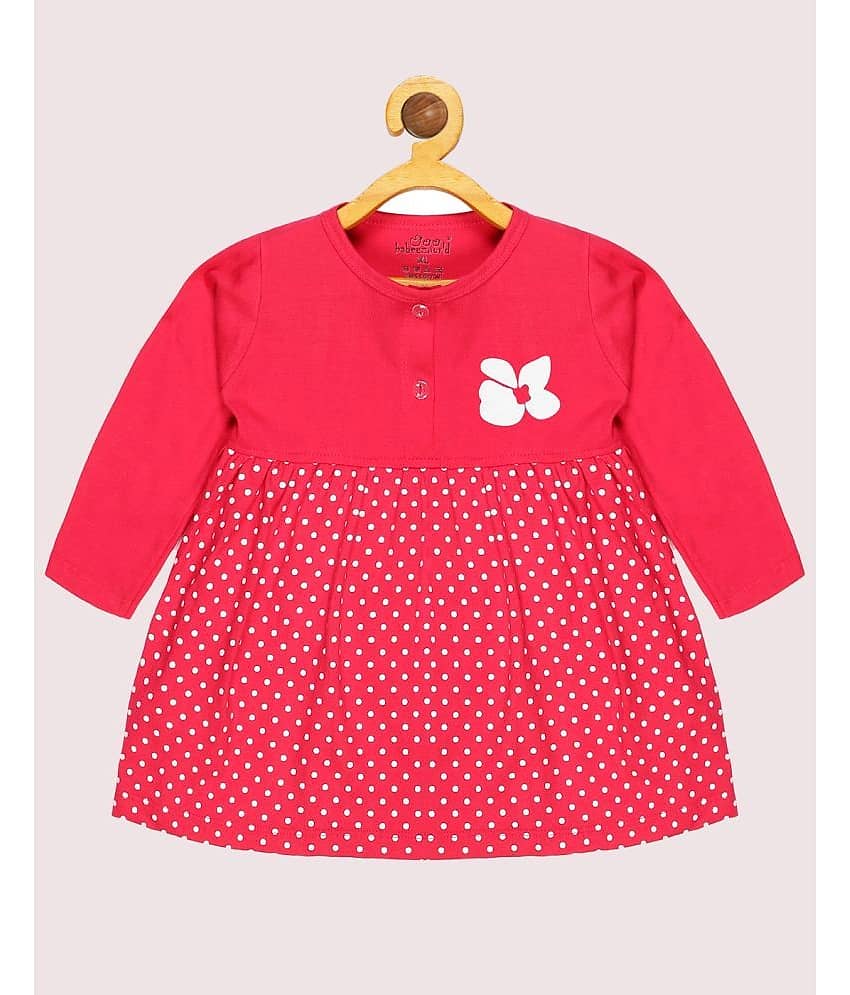 Babeezworld Pack of 1 Baby Girls Cotton Frock ( Pink )