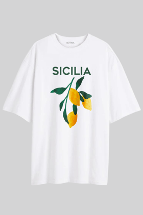 SICILIA- Oversized T-Shirt-XS