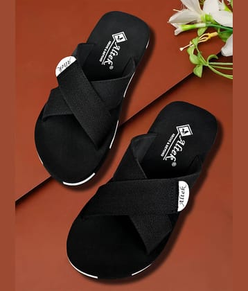 Chappal Wala Black Men's Thong Flip Flop