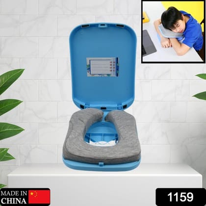 Foldable Soft Nap Doughnut Pillow – Slow-Rebound, Portable Head Cushion for Kids & Office