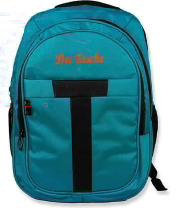 Da Tasche 35 Ltrs Green Polyester College Bag