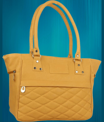 THE MONAIN CEAPT Handheld Bag PU Set of 1 ( Brown )