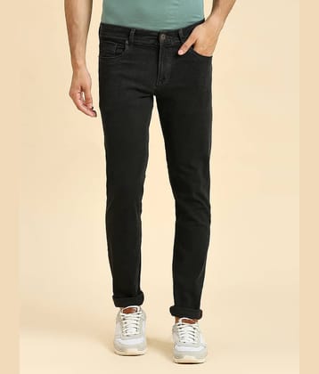 HJ HASASI Slim Fit Washed Men's Jeans - Black ( Pack of 1 )