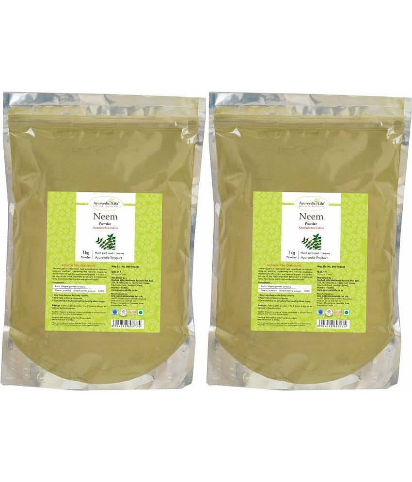 Ayurvedic Life Neem Powder 1 kg Pack of 2
