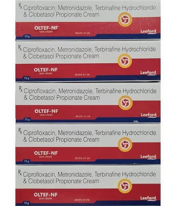 OLTEF NF SKIN BURN CREAM 15 GM ( PACK OF 5) 2 Pack Of 5