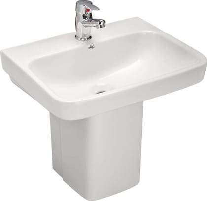 TRINITY Wash Basin with Half Pedestal