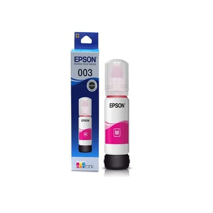 Epson 003 65ml Ink Bottle Magenta Compatible for EcoTank L1110/L3100/L3101/L3110/L3115/L3116/L3150/L3151/L3152/L3156/L5190  