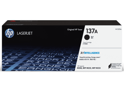 HP 137A Black Original LaserJet Toner Cartridge- W1370A