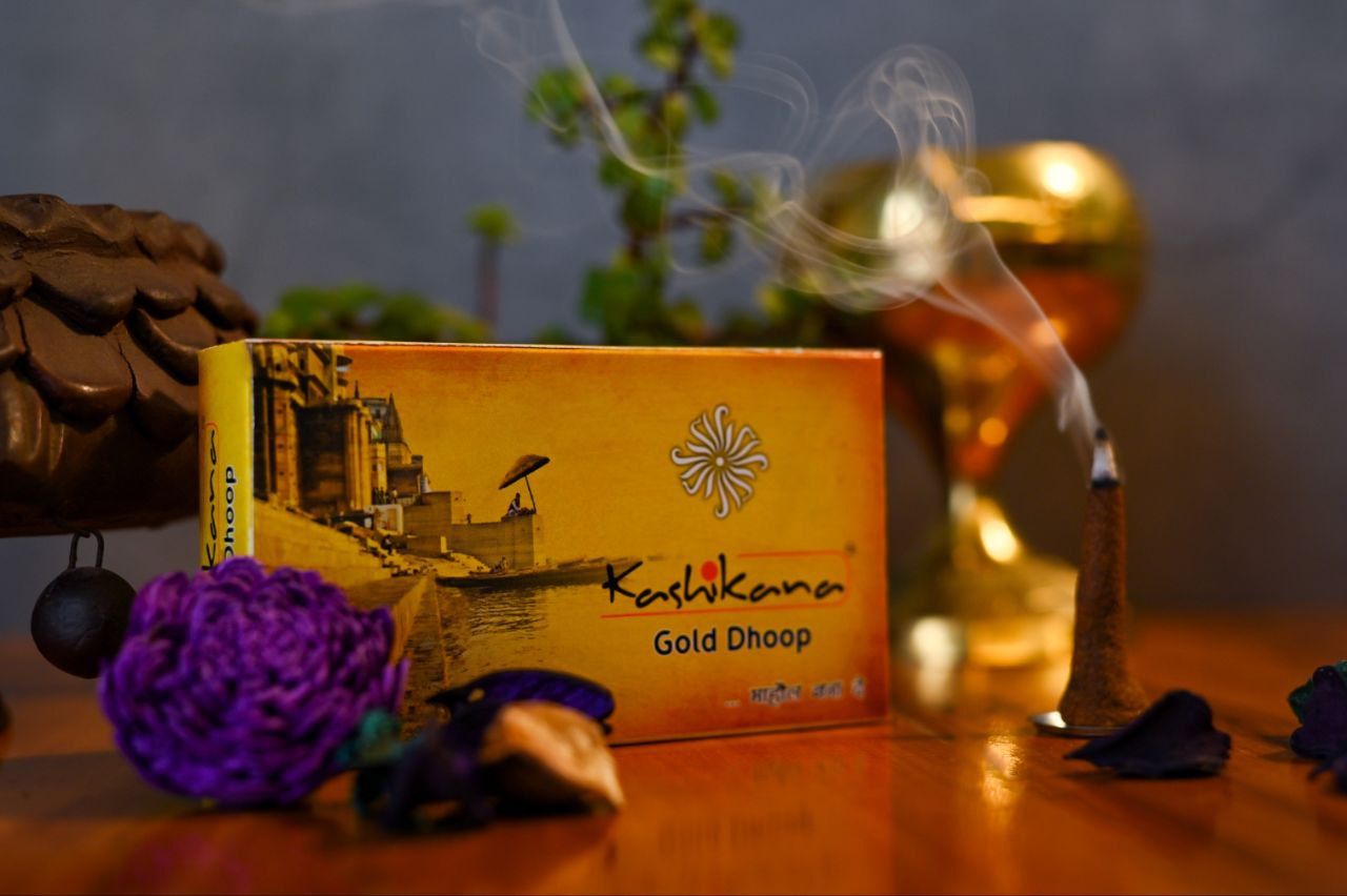Kashikana Gold Dhoop 60gm x6 Boxes 