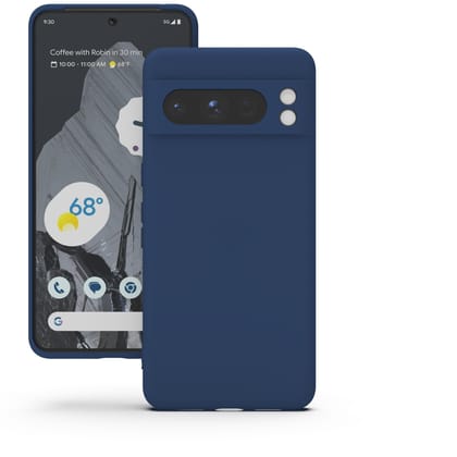 YATWIN Silicone Back Case for Google Pixel 8 Pro, Soft-Touch Phone Back Cover for Google Pixel 8 Pro - Dark Blue YATWIN Silicone Back Case for Google Pixel 8 Pro, Soft-Touch Phone Back Cover for Google Pixel 8 Pro - Dark Blue - Dark Blue / Google Pixel 8