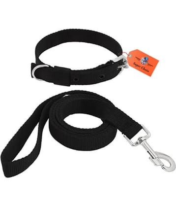 super chain - Blue Combo (Collar Belt and Leash) ( Large )