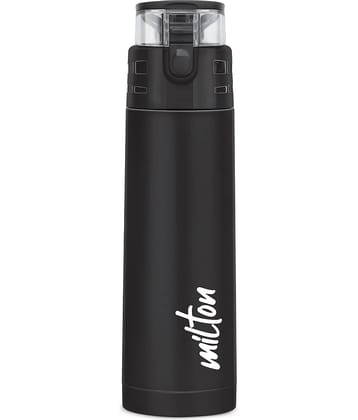 Milton Atlantis 600 Thermosteel Insulated Water Bottle, 500 ml, Purple | Hot and Cold | Leak Proof | Office Bottle | Sports | Home | Kitchen | Hiking | Treking | Travel | Easy To Carry | Rust Proof