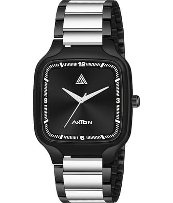 Axton Black Stainless Steel Analog Men's Watch