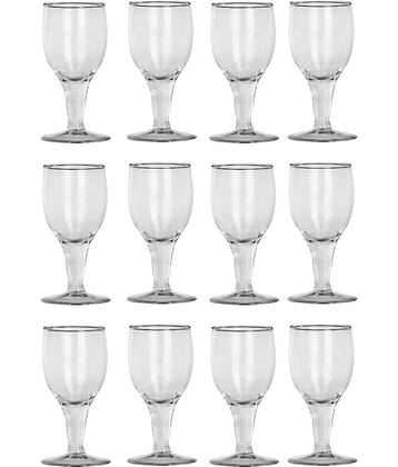 Somil Wine  Glasses Set,  180 ML - (Pack Of 12)