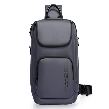Red Lemon BANGE Anti-Theft Sling Bag Large Capacity, Water-Resistant Crossbody for Men & Women; Fits 7inch iPad; Ideal for Travel, College, Office, Power Bank, Camera Travel & Daily Use (Grey) Red Lemon BANGE Anti-Theft Sling Bag Large Capacity, Water-Re