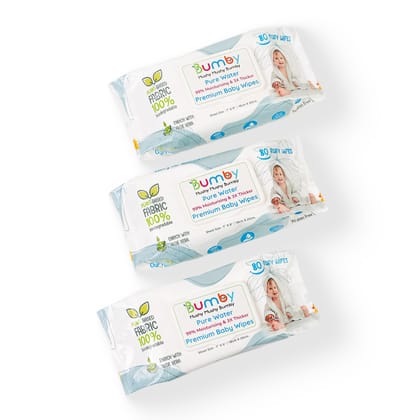 Bamboo Wet Wipes with Lid – 240 Pieces(18cm X 20cm)| Enriched with Alovera & Vitamin E | Gentle & Soft Wipes, Moisturizing & Skin-Friendly | Plant Based Wet Wipes