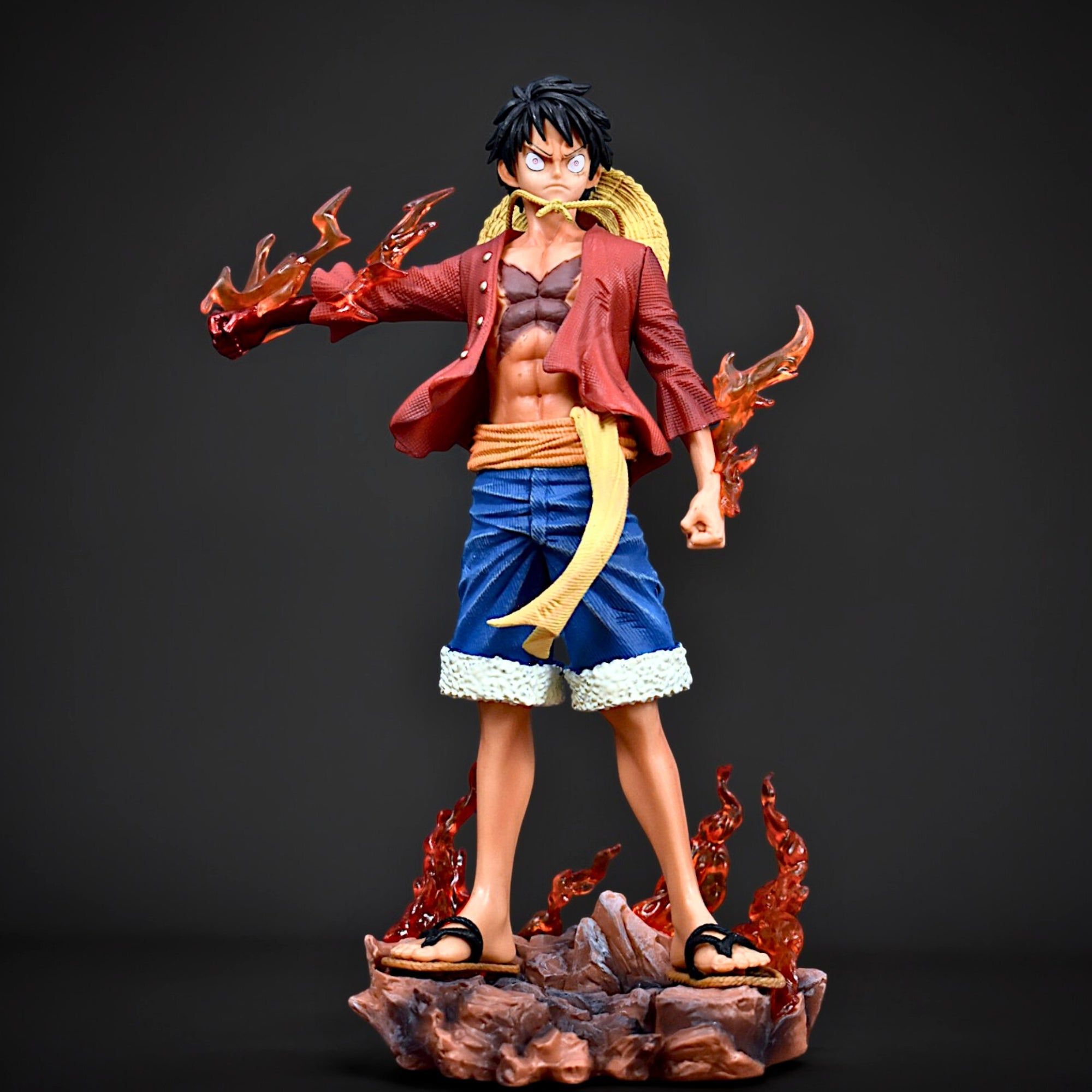 MONKEY D. LUFFY ACTION FIGURE WITH 2 REPLACEABLE HEADS (26 CM HEIGHT) - ONE PIECE