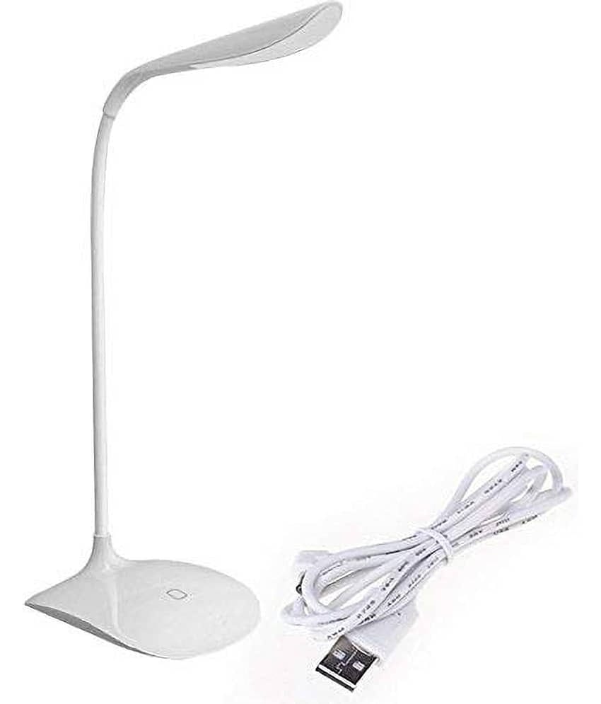FITAZA White Study Table Lamp ( Pack of 1 )