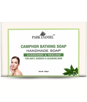 Park Daniel Premium Camphor Bathing Bar Soap for Soft, Smooth and Glowing Skin Pack of 1 of 100 Grams