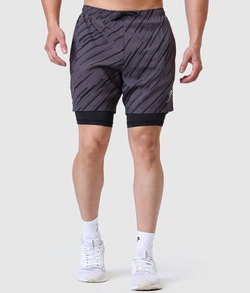 Fuaark Black Polyester Men's Running Shorts ( Pack of 1 )