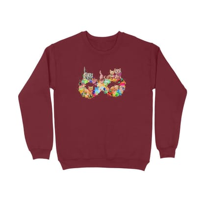 Sweatshirt (Men) - Infinity Cat Love (8 Colours)
