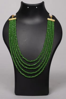 Stylish Green Chain Necklace