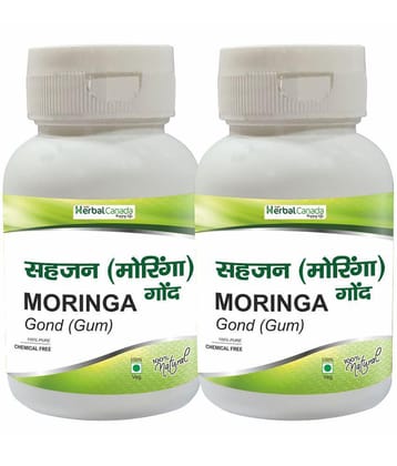 Harc Herbal Canada Moringa Gond (Gum) Sounjana Sahjan (Moringa) Gond - 60 gm Pack of 2