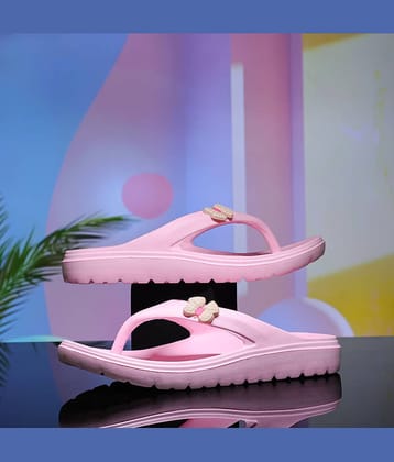 ASIAN DORA-02 Pink Women's Flip Flop