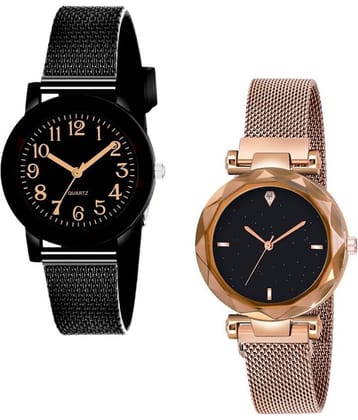 Cosmic - Multicolor Metal Analog Couple's Watch