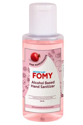 Intercorp Fomy 75% Isopropyl Alcohol-based Hand Rub Sanitizer and Disinfectant - 100ml (Pomegranate) Intercorp Fomy 75% Isopropyl Alcohol-based Hand Rub Sanitizer and Disinfectant - 100ml (Pomegranate)