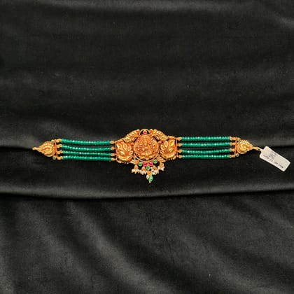 Silver choker Green Beats 12