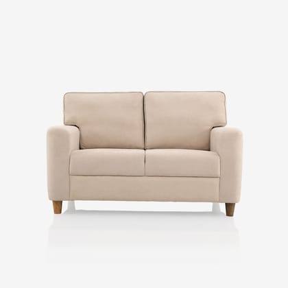 Utopia Beige Fabric 2 Seater Sofa