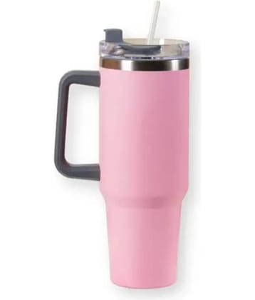 QitmirMKT Large Size Tumbler Bottle with Straw for School College (Mix Color) Assorted Plastic Sipper Water Bottle 1200 mL ( Set of 1 )