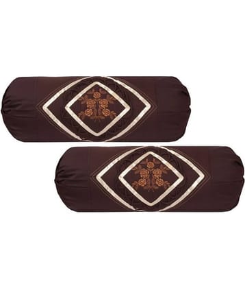 MAHALUXMI COLLECTION Set of 2 Cotton Bolster Covers