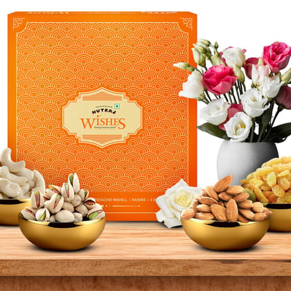 Nutraj Wishes Healthy Goodness Diwali Gift Box 500g | GB - 87