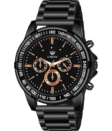 Lorenz Black Stainless Steel Analog Men's Watch