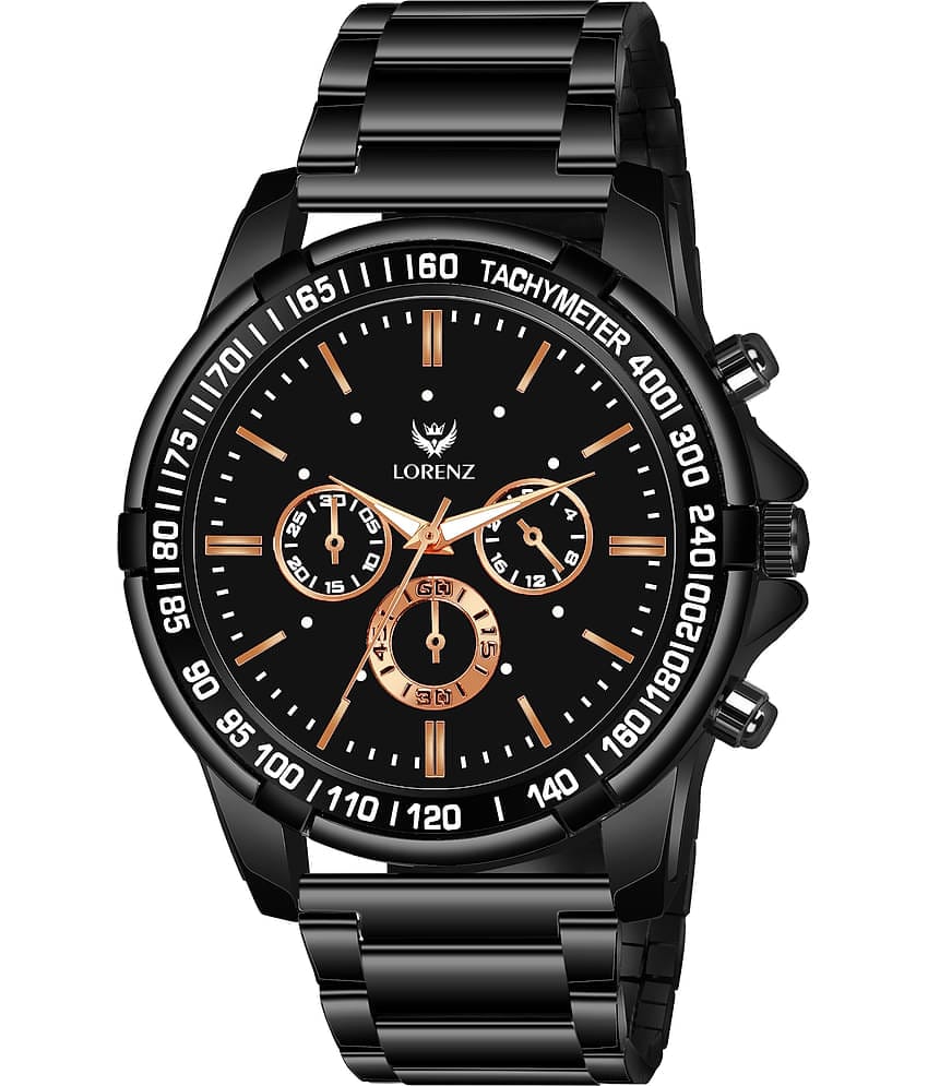 Lorenz Black Stainless Steel Analog Men's Watch