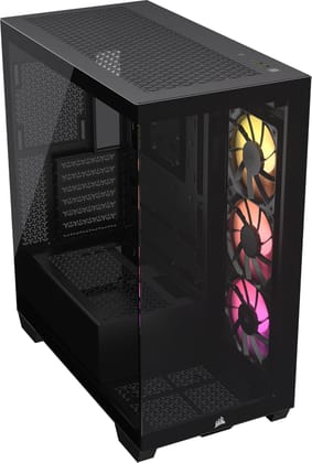 Corsair 3500X RGB Tempered Glass Mid Tower Pc Case - Black