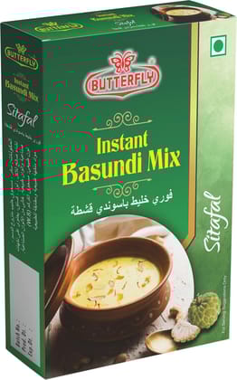 Butterfly Instant Basundi Mix, (Sitafal) 100g  by Butterfly Dessert Mixes and Bakery Needs.