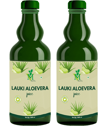 Lauki Aloevera sugar free Juice Pack of 2 - 1000ml