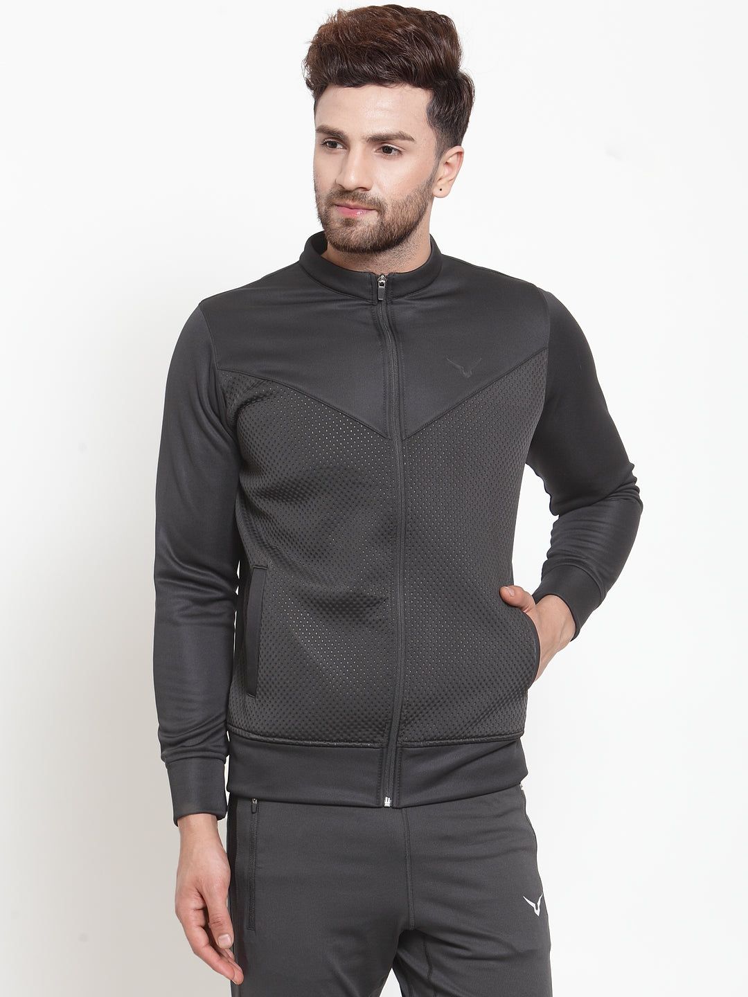 Invincible Men's Buck Dot Champion Jacket-Black / M