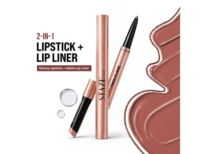Staze 9to9 Twin Flame 2 in1 Lipstick + Lip Liner  - Love Struck - 01