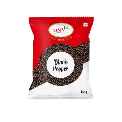 DNV Foods Black Pepper, 50 gm