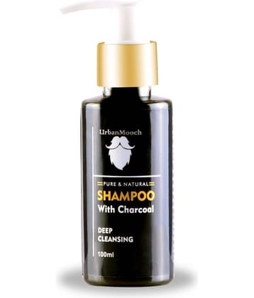 UrbanMooch Activated Charcoal Shampoo Anti Dandruff Shampoo + Conditioner 200 ml Pack of 2