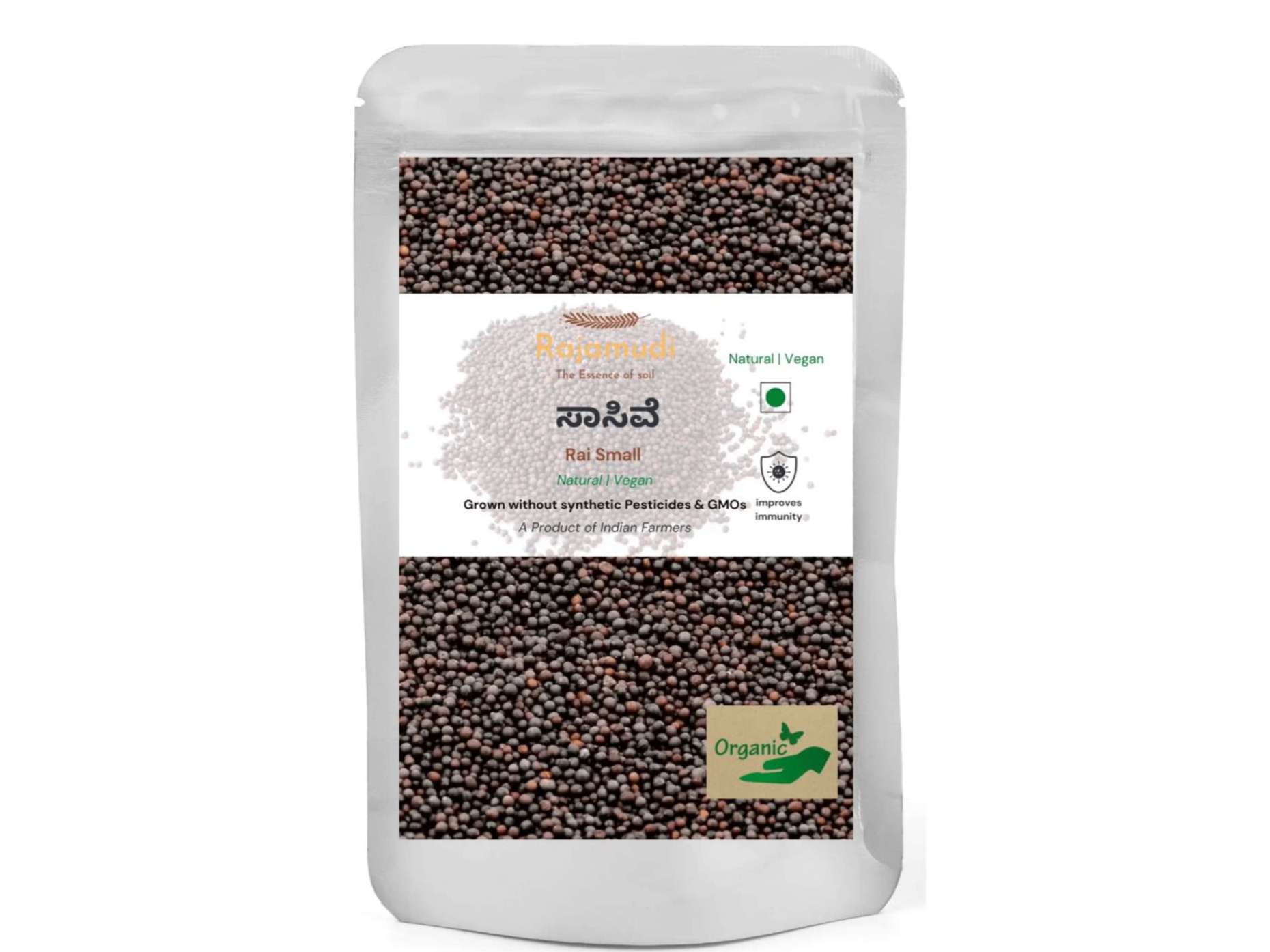 Rajamudi Organics Rai / Mustard (Small) - 100 Gram