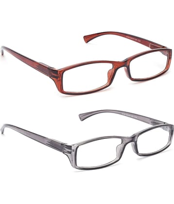 Hexxa Rectangle Full Rim Reading Glasses