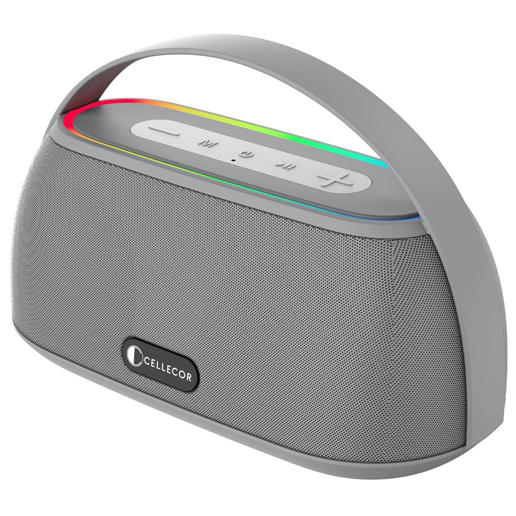 Cellecor CLB-60 | 10 Hr Playtime | BT-v5.3 | 2600mAH | Water Resistant 10 W Bluetooth Speaker-grey